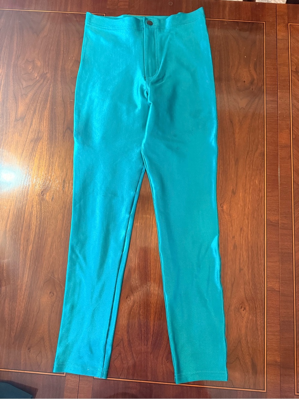 American Apparel Teal Kids Leggings